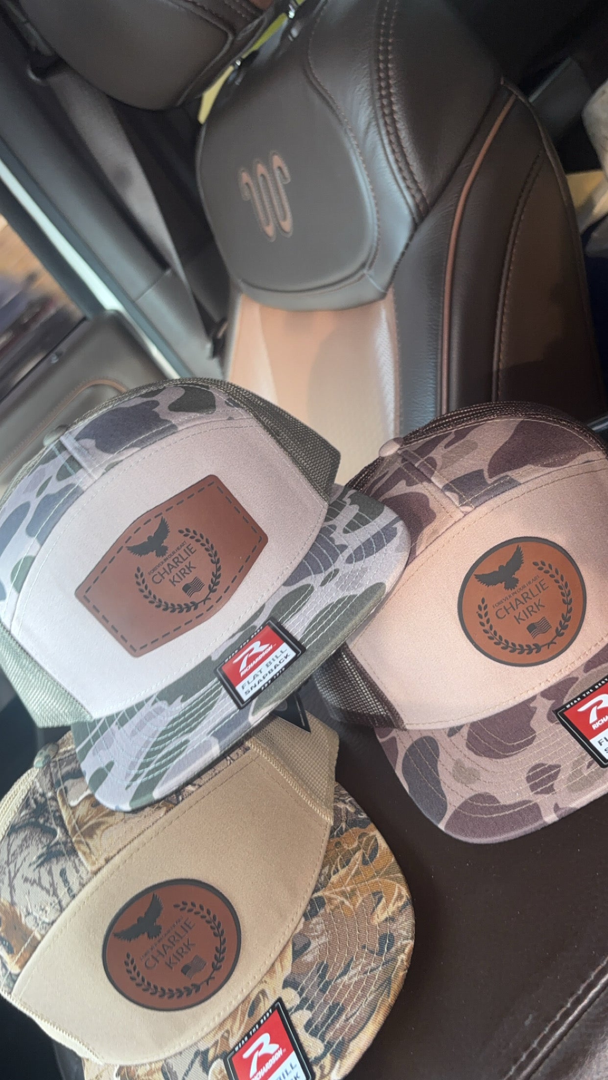 Charlie kirk army green